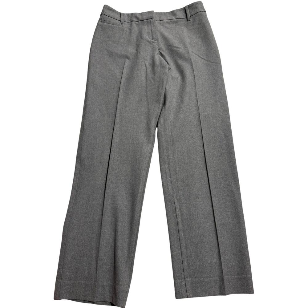 Talbots Curvy Pants Career Office Trousers Womens Sz 10P 10 Petite Gray Stretch